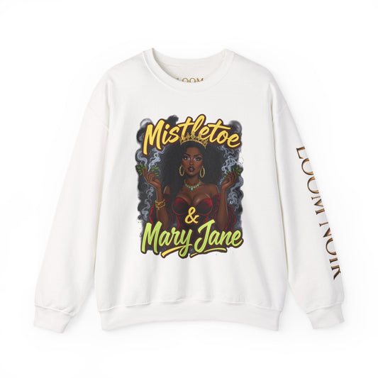 Mistletoe & Mary Jane Crewneck Sweatshirt