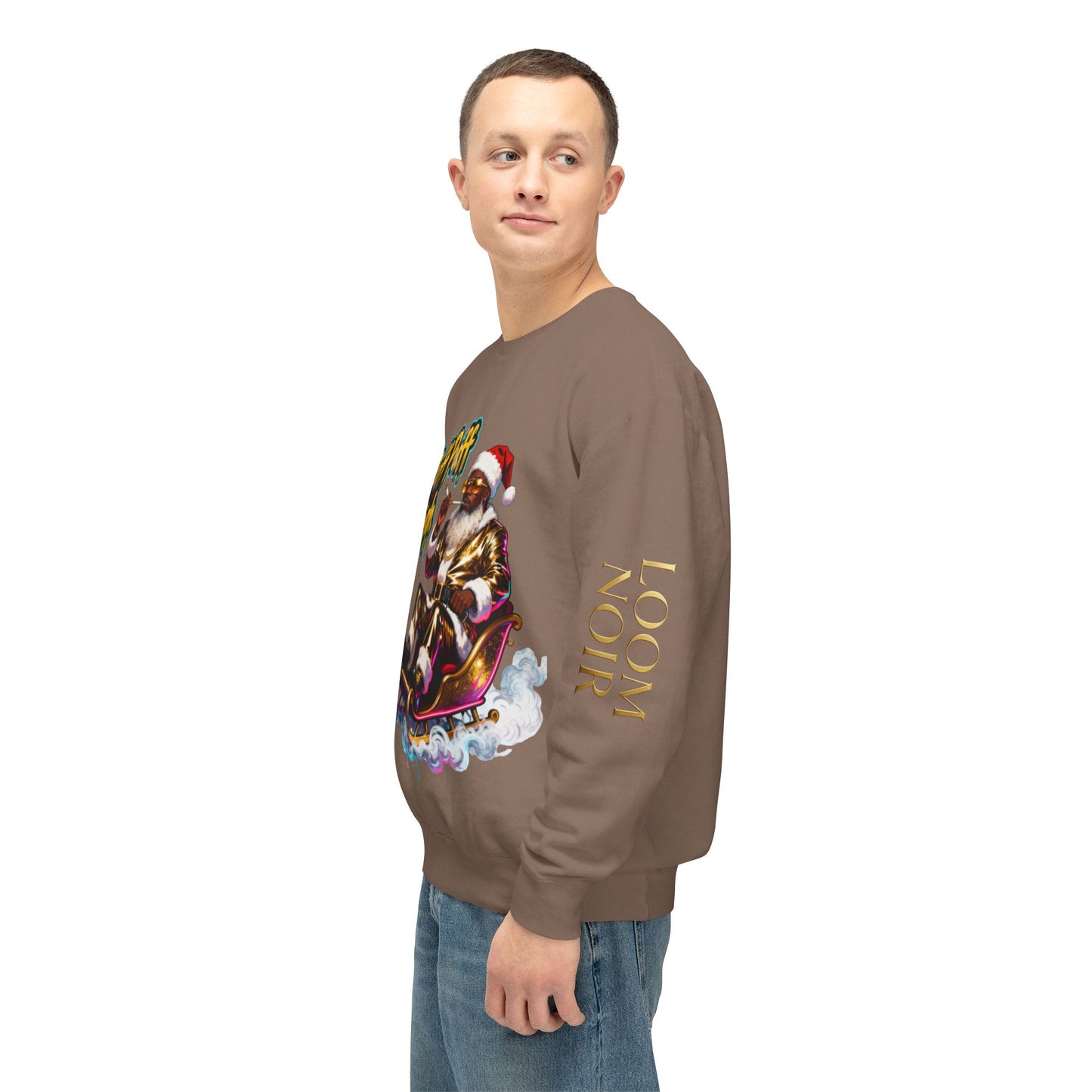Cookies Milk & Mary Jane Sweatshirt - Funny Holiday Crewneck | Loom Noir