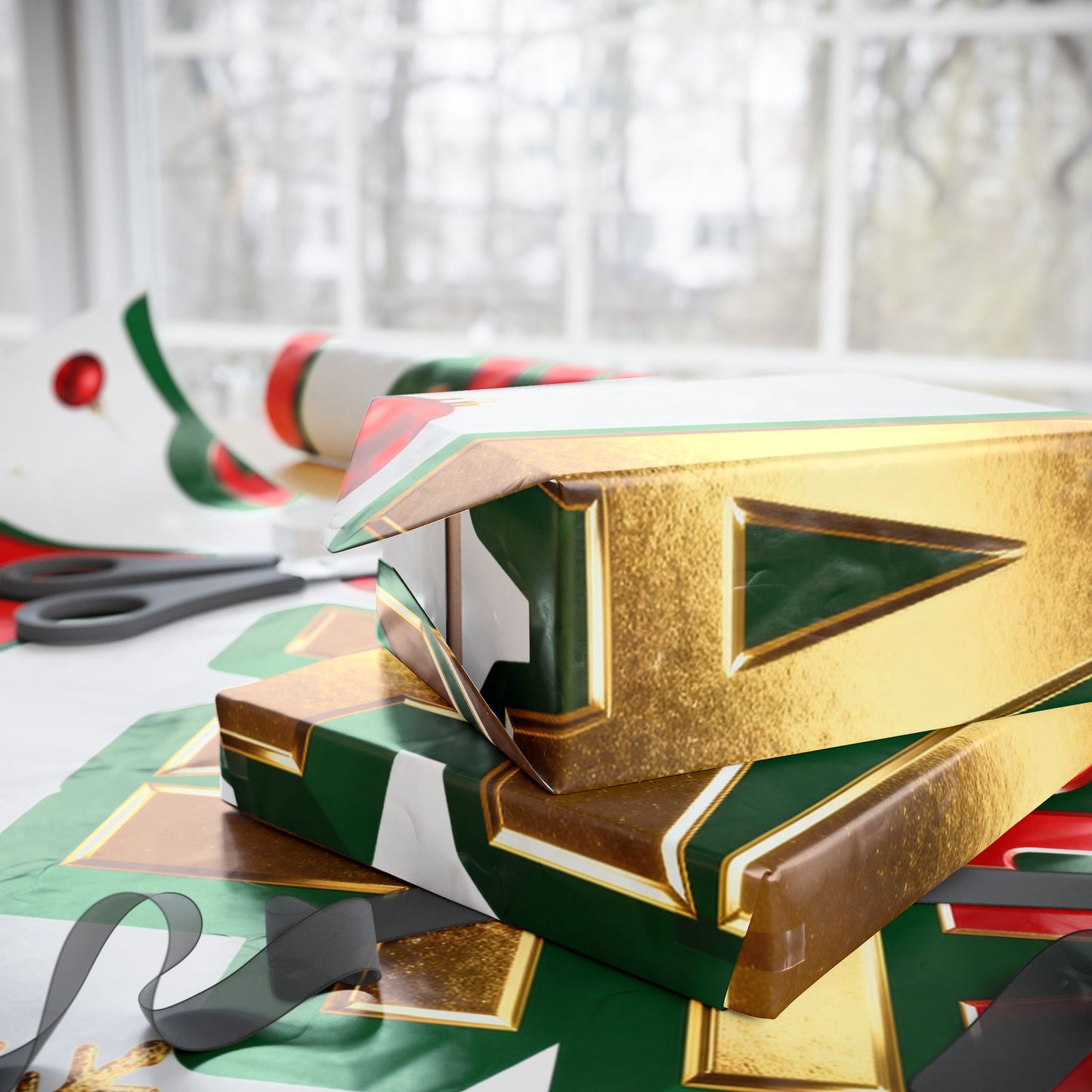 Hanukkah Wrapping Paper - Festive Gift Wrap | Loom Noir