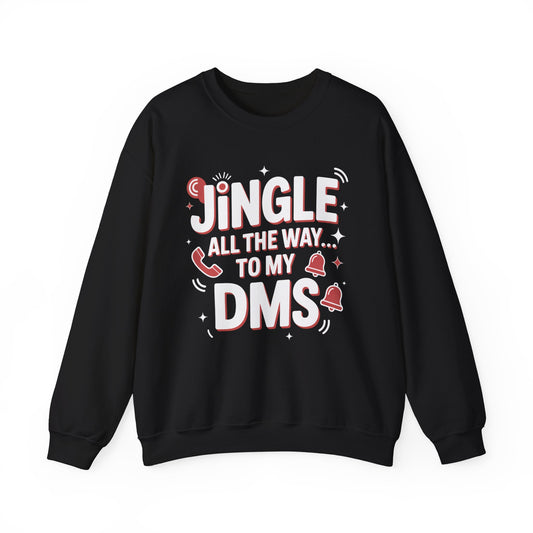 Jingle All the Way Sweatshirt - Festive Christmas Crewneck | Loom Noir