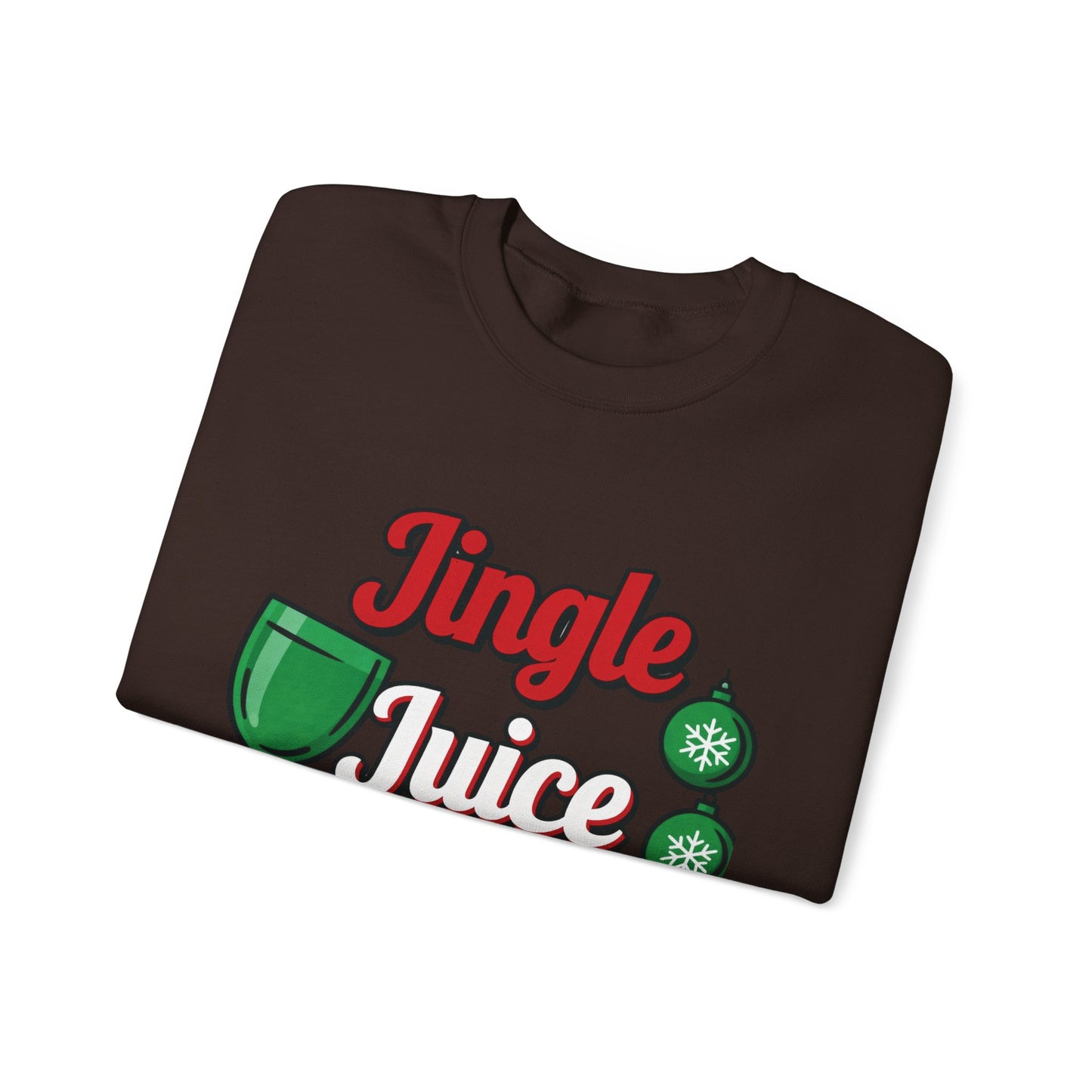 Jingle Juice Required Sweatshirt - Funny Holiday Drinking Crewneck | Loom Noir