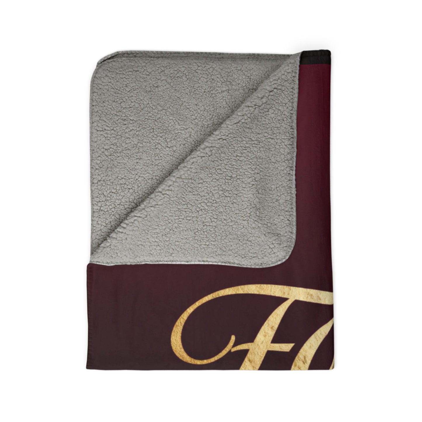 Faith Over Fear Sherpa Blanket | Inspirational Christian Throw
