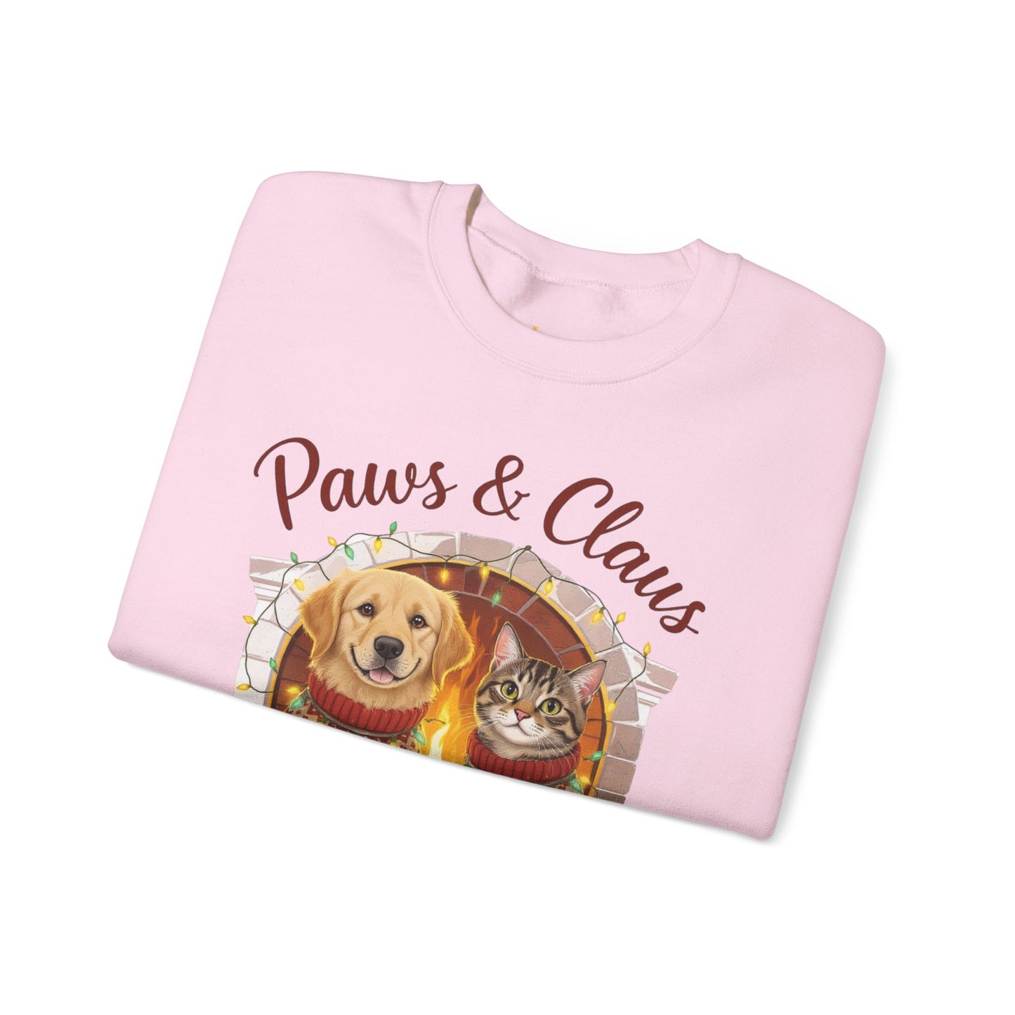 Christmas Paws & Claus Sweatshirt - Holiday Pet Lover Gift | Loom Noir
