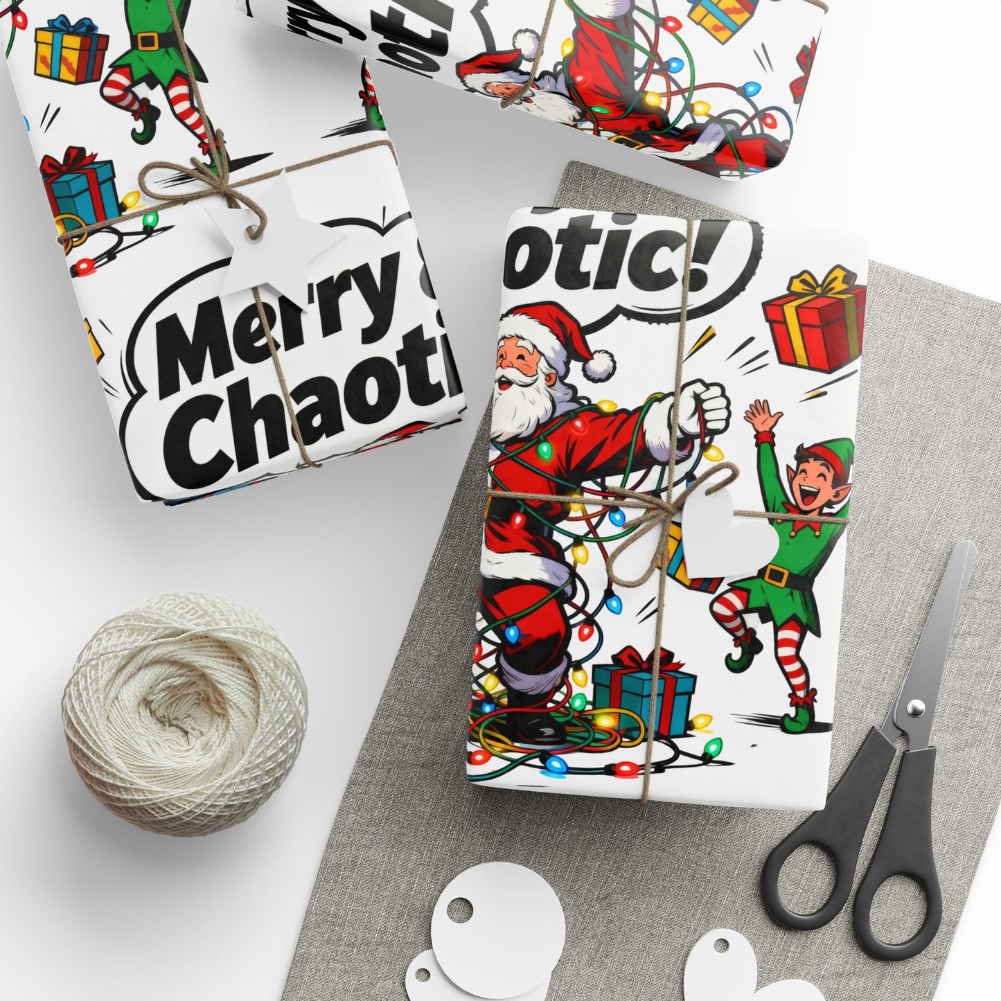 Holiday Gift Wrap - Festive Christmas Wrapping Paper | Loom Noir