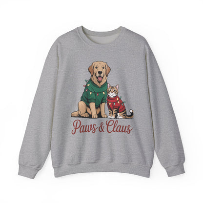 Paws & Claus Holiday Sweatshirt - Festive Pet Apparel | Loom Noir