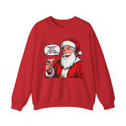 Depends on the Night Sweatshirt - Casual Streetwear | Loom Noir