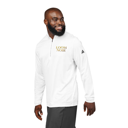 Loom Noir Quarter-Zip Pullover | Athletic Mock Neck Sweatshirt