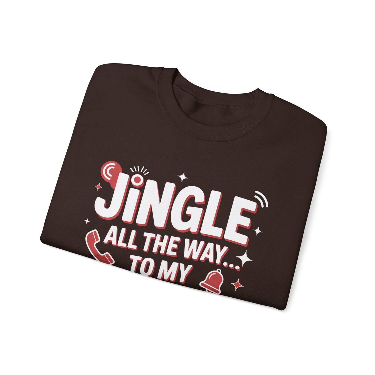 Jingle All the Way Sweatshirt - Festive Christmas Crewneck | Loom Noir