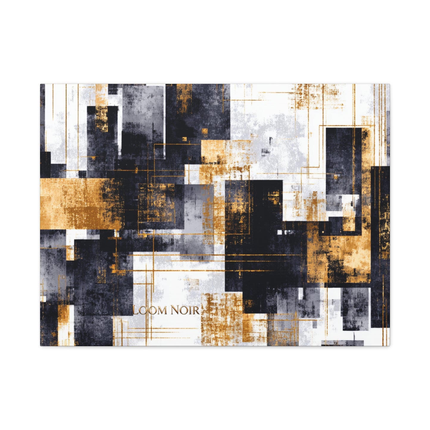 Abstract Canvas Print - Modern Wall Art | Loom Noir