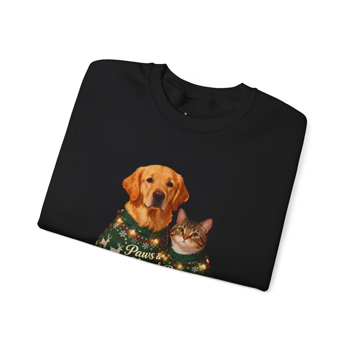 Pet Christmas Sweatshirt - Festive Holiday Crewneck for Pet Lovers | Loom Noir