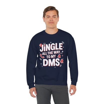 Jingle All the Way Sweatshirt - Festive Christmas Crewneck | Loom Noir