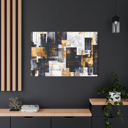 Abstract Canvas Print - Modern Wall Art | Loom Noir