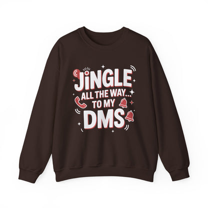 Jingle All the Way Sweatshirt - Festive Christmas Crewneck | Loom Noir