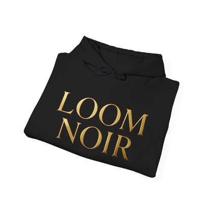 Gold-Print Hoodie - Premium Streetwear | Loom Noir