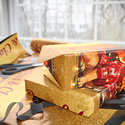 Holiday Gift Wrap - Festive Christmas Wrapping Paper | Loom Noir