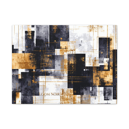 Abstract Canvas Print - Modern Wall Art | Loom Noir
