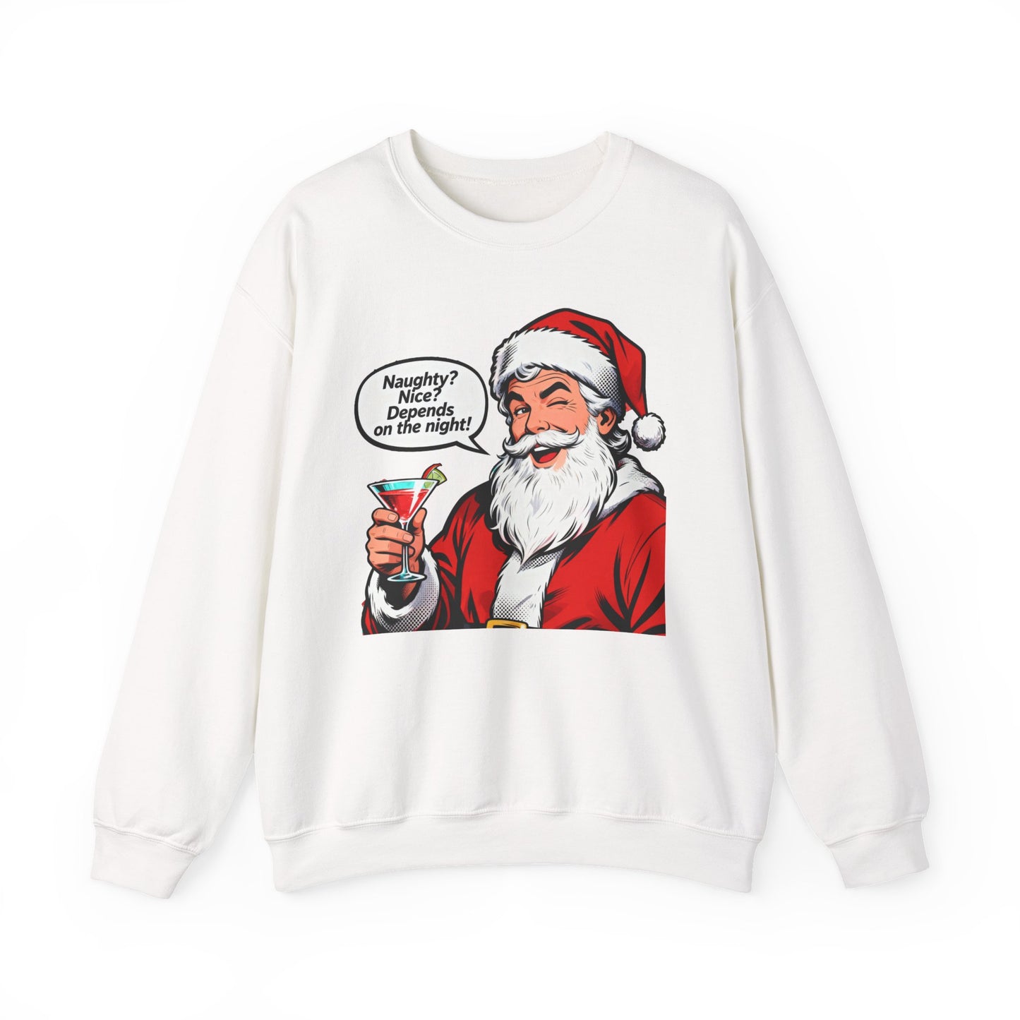 Depends on the Night Sweatshirt - Casual Streetwear | Loom Noir