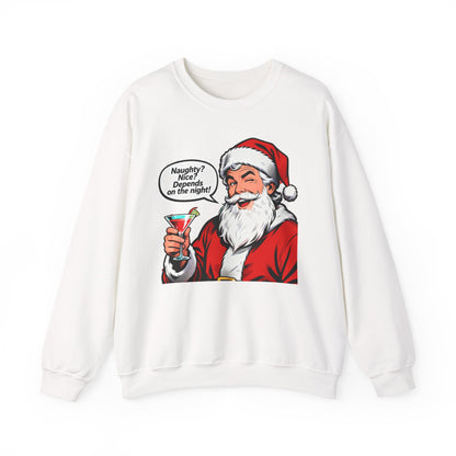 Depends on the Night Sweatshirt - Casual Streetwear | Loom Noir