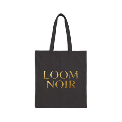 Loom Noir Tote Bag - Canvas Market Shopping Bag | Loom Noir