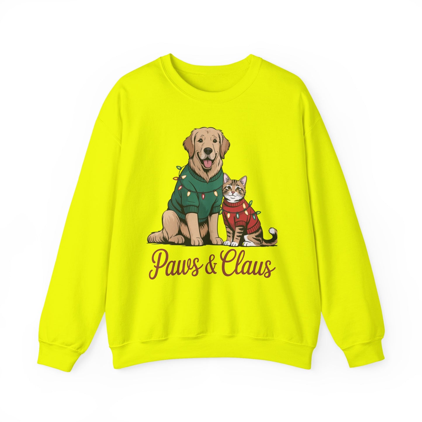 Paws & Claus Holiday Sweatshirt - Festive Pet Apparel | Loom Noir