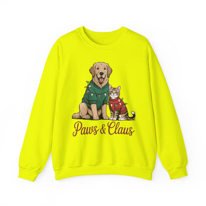 Paws & Claus Holiday Sweatshirt - Festive Pet Apparel | Loom Noir