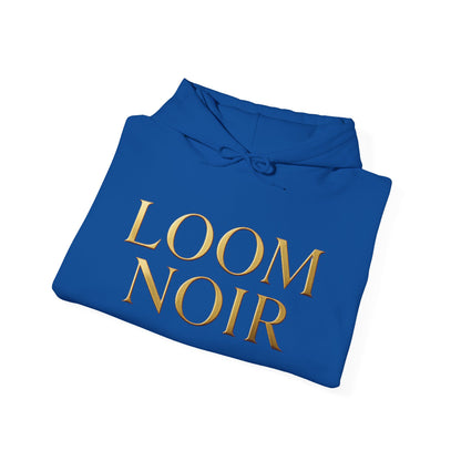 Gold-Print Hoodie - Premium Streetwear | Loom Noir