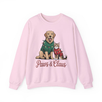 Paws & Claus Holiday Sweatshirt - Festive Pet Apparel | Loom Noir