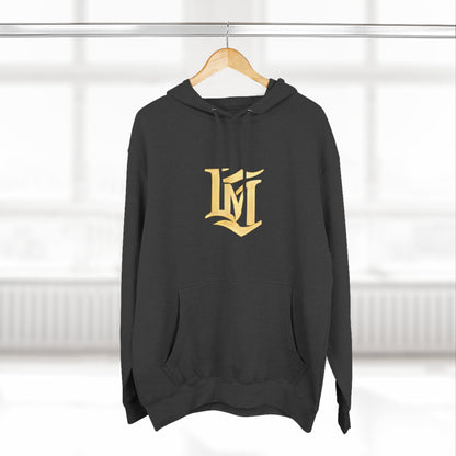 Gold Script LM Hoodie - Vintage Athletic Streetwear | Loom Noir