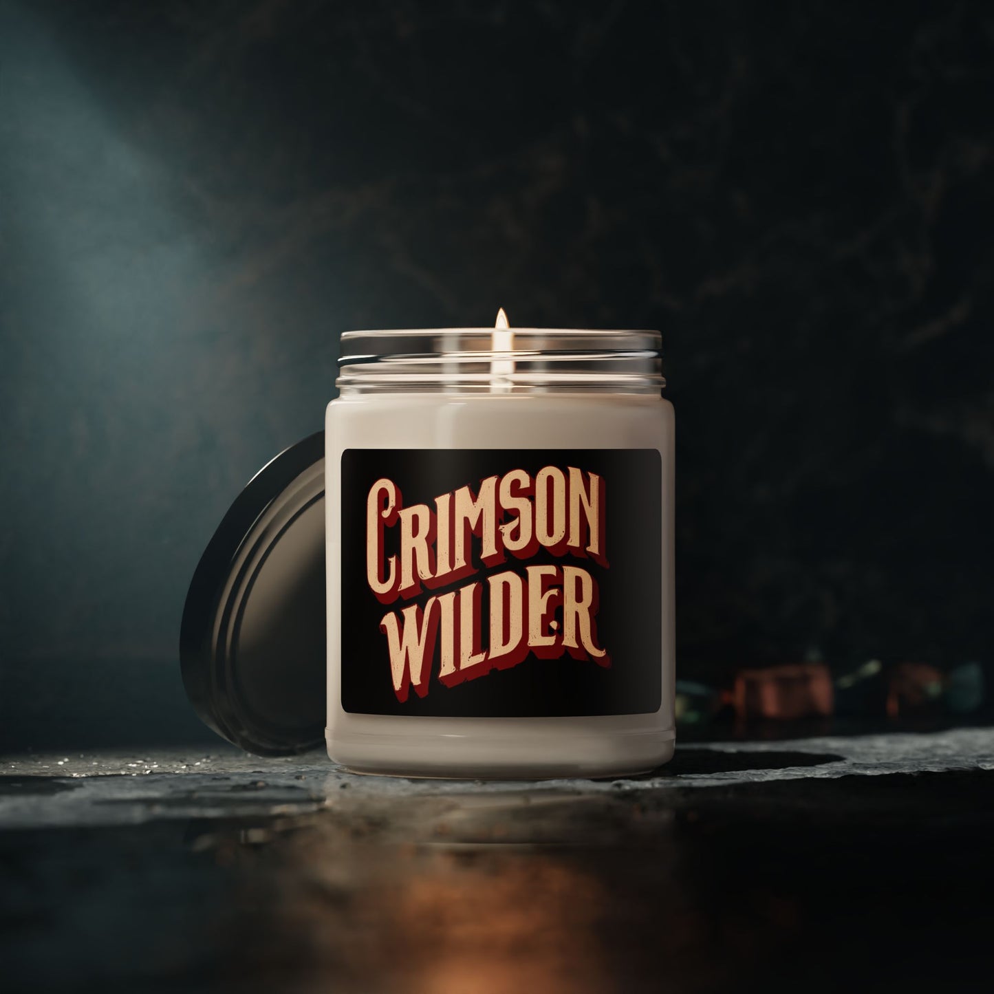 🕯️ Crimson Wilder Scented Candle – Premium Soy Wax | Luxury Mood Candle by Loom Noir