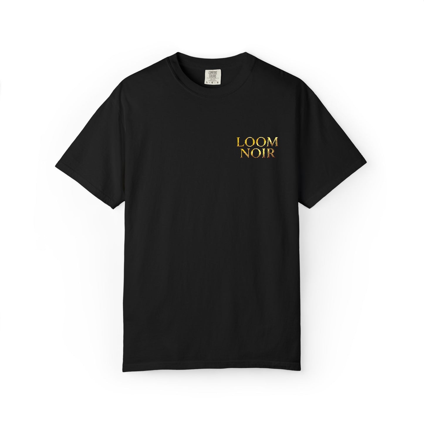 Leopard Navy T-Shirt - Bold Animal Print Tee | Loom Noir