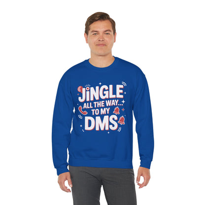 Jingle All the Way Sweatshirt - Festive Christmas Crewneck | Loom Noir