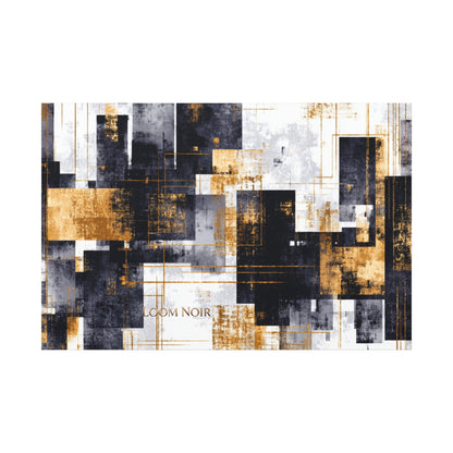 Abstract Canvas Print - Modern Wall Art | Loom Noir