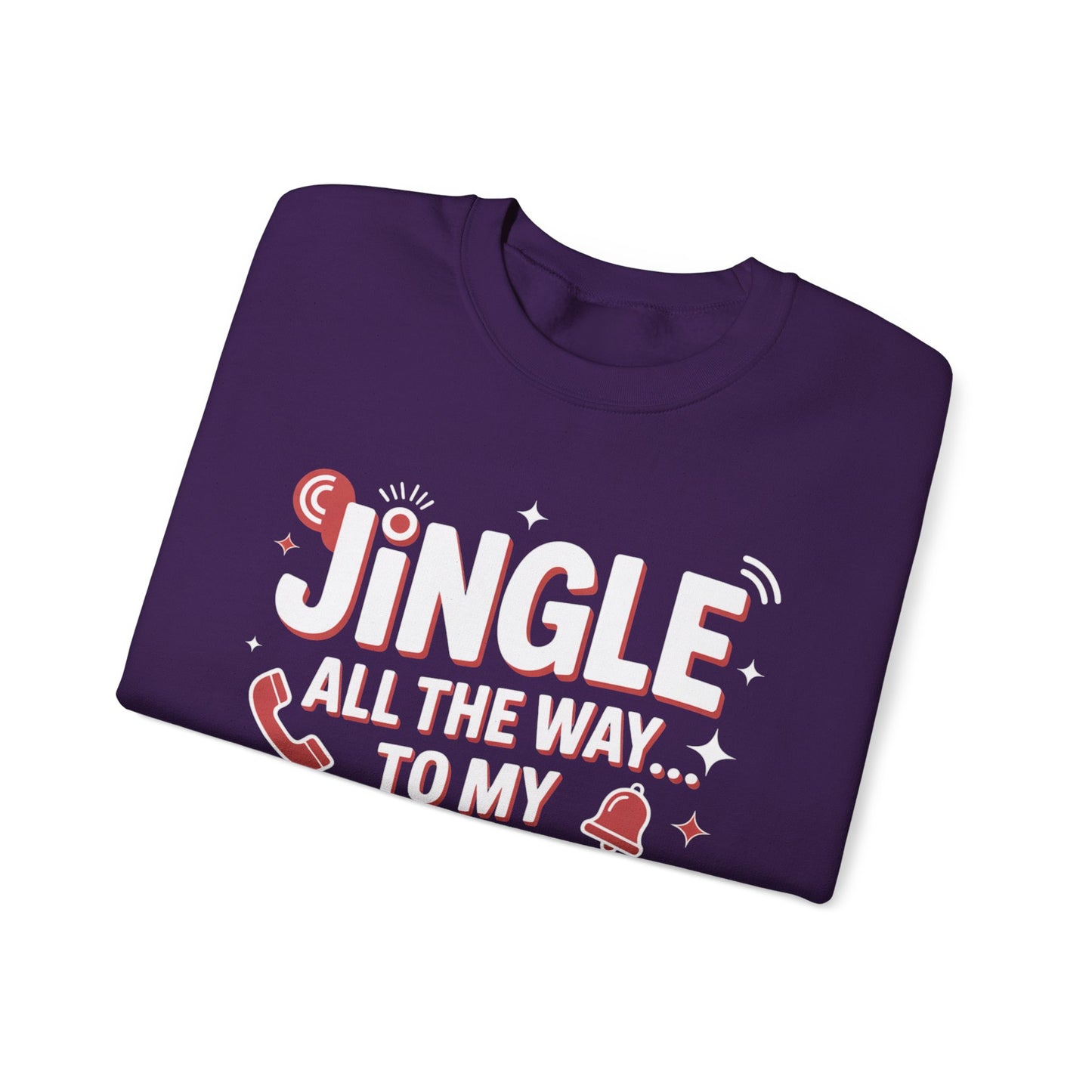 Jingle All the Way Sweatshirt - Festive Christmas Crewneck | Loom Noir