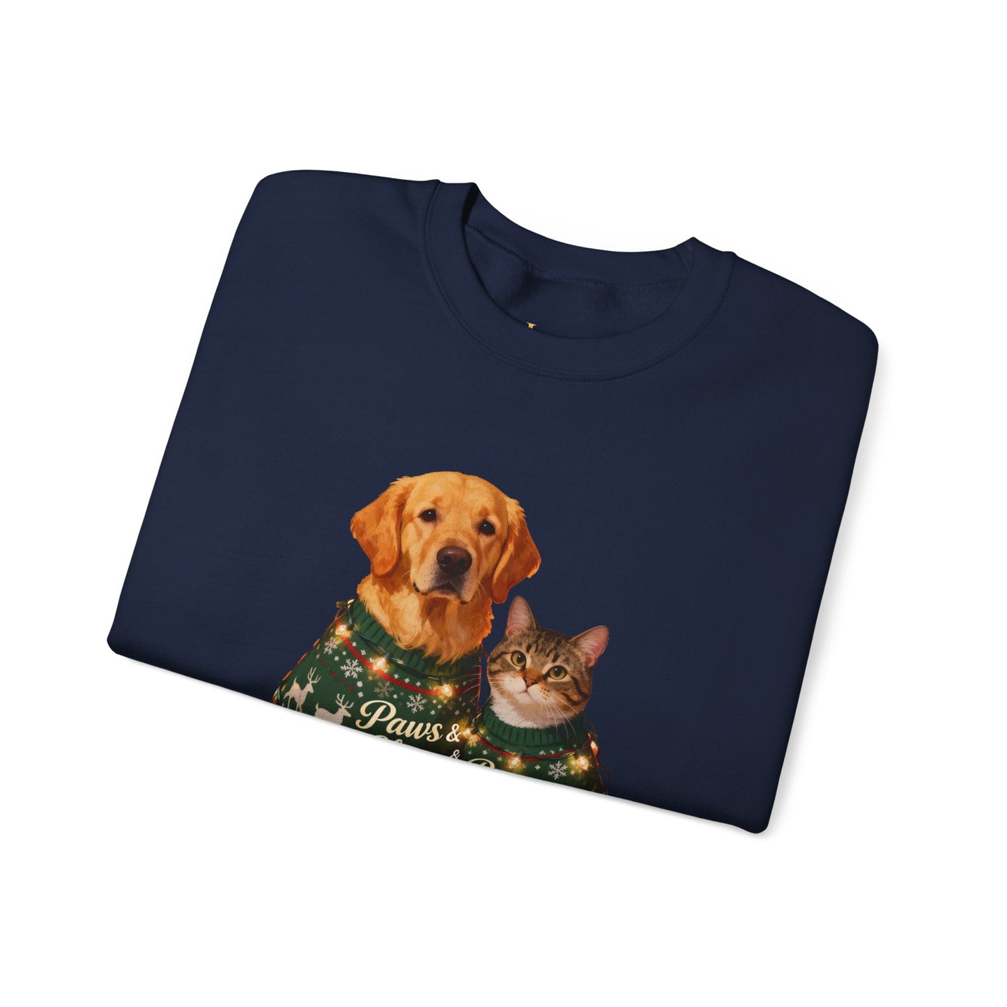 Pet Christmas Sweatshirt - Festive Holiday Crewneck for Pet Lovers | Loom Noir