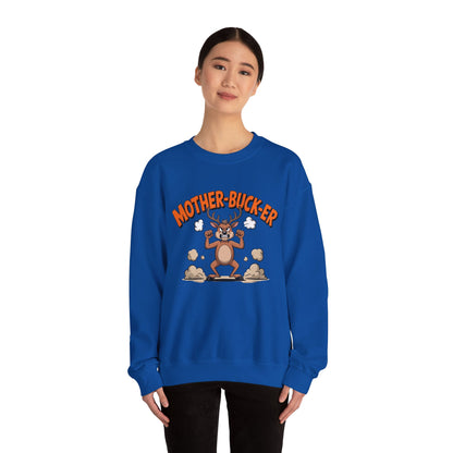 Funny Mother-Bucker Sweatshirt - Hilarious Christmas Crewneck | Loom Noir