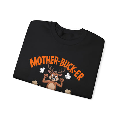 Funny Mother-Bucker Sweatshirt - Hilarious Christmas Crewneck | Loom Noir