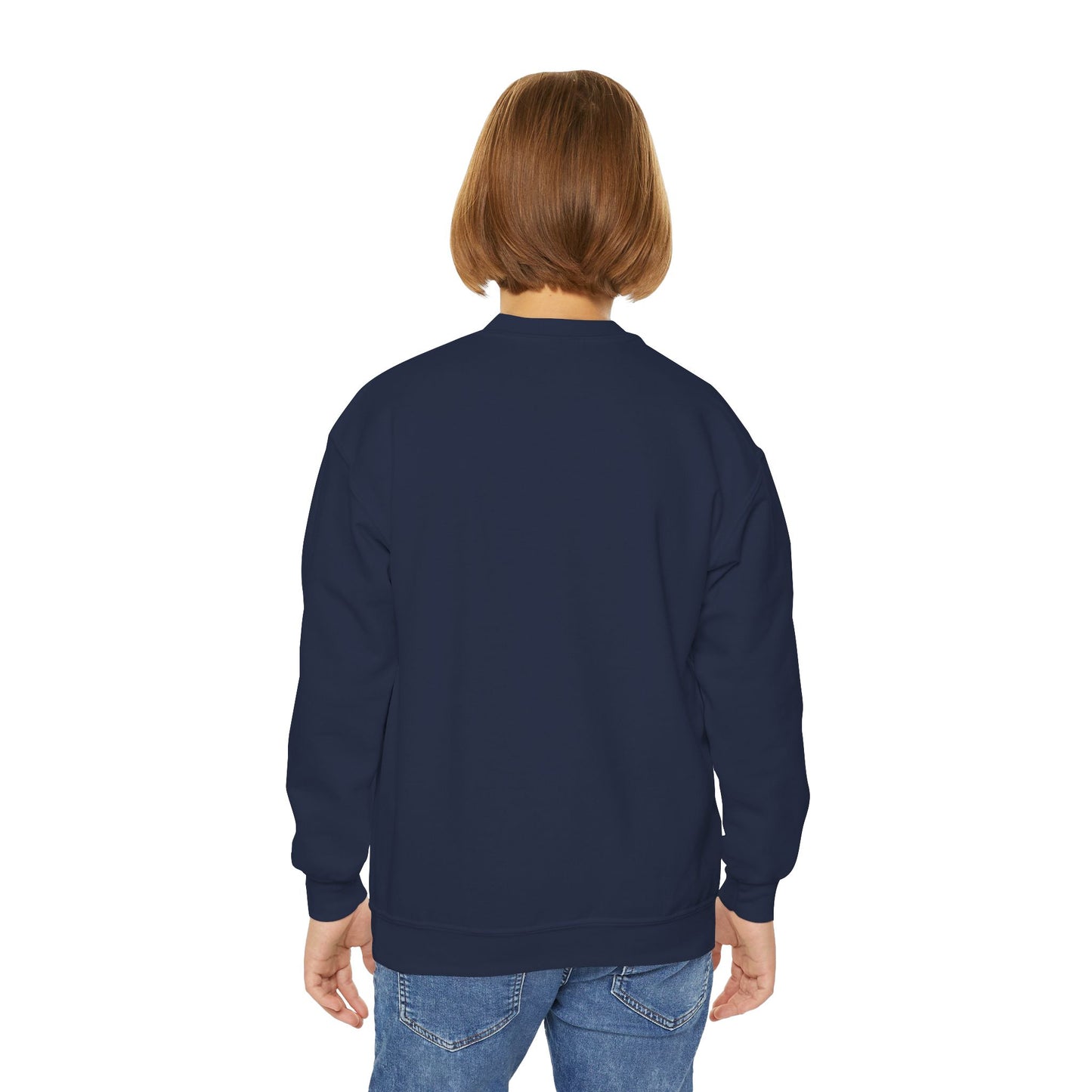 Frosty Flow Youth Sweatshirt - Kids Snowman Pullover | Loom Noir