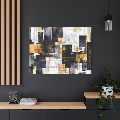 Abstract Canvas Print - Modern Wall Art | Loom Noir