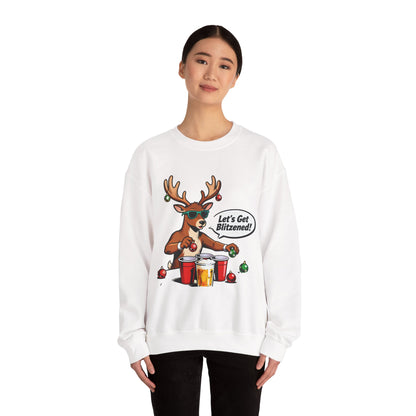 Christmas Reindeer T-Shirt Dress - Festive Holiday Dress | Loom Noir
