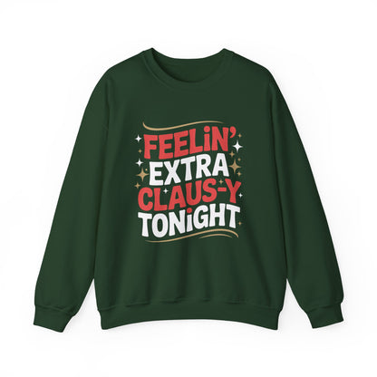 Feelin' Claus-y Sweatshirt - Festive Christmas Crewneck | Loom Noir