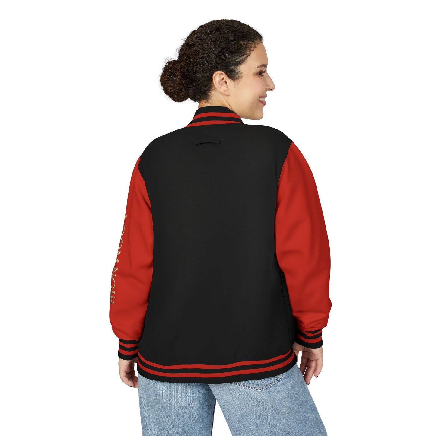 Loom Noir Letterman Jacket - Premium Streetwear Varsity