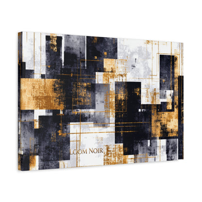 Abstract Canvas Print - Modern Wall Art | Loom Noir