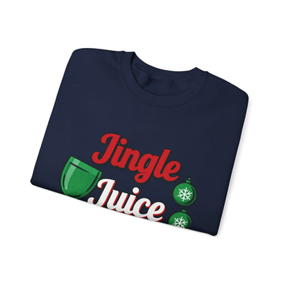 Jingle Juice Required Sweatshirt - Funny Holiday Drinking Crewneck | Loom Noir