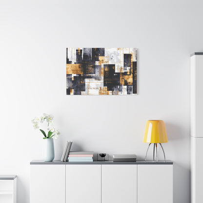 Abstract Canvas Print - Modern Wall Art | Loom Noir