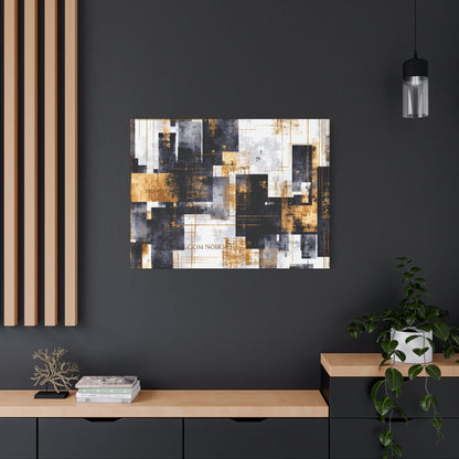 Abstract Canvas Print - Modern Wall Art | Loom Noir