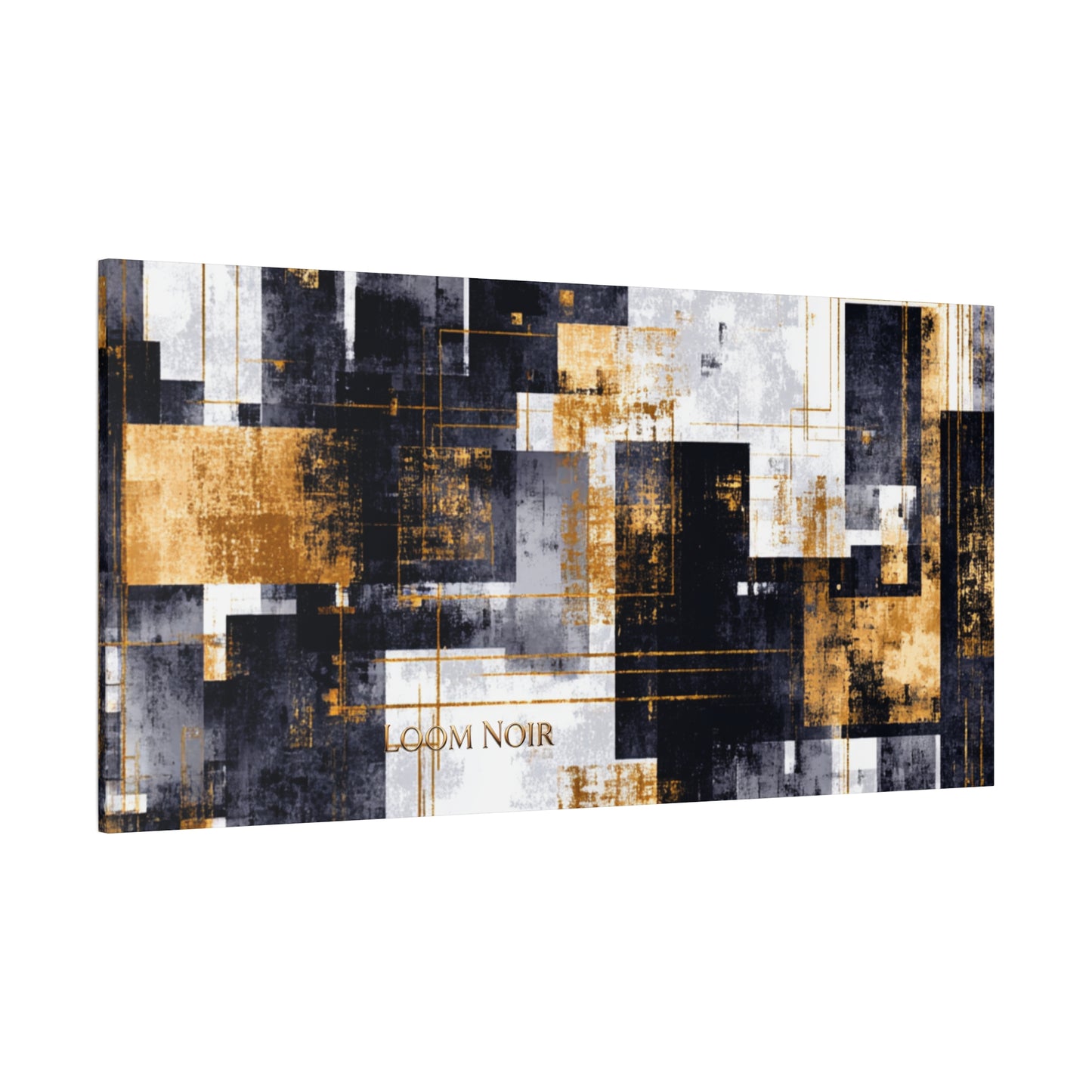 Abstract Canvas Print - Modern Wall Art | Loom Noir