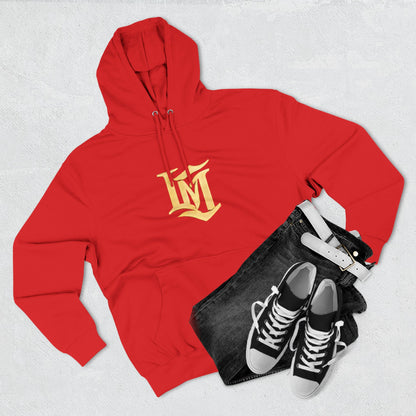 Gold Script LM Hoodie - Vintage Athletic Streetwear | Loom Noir