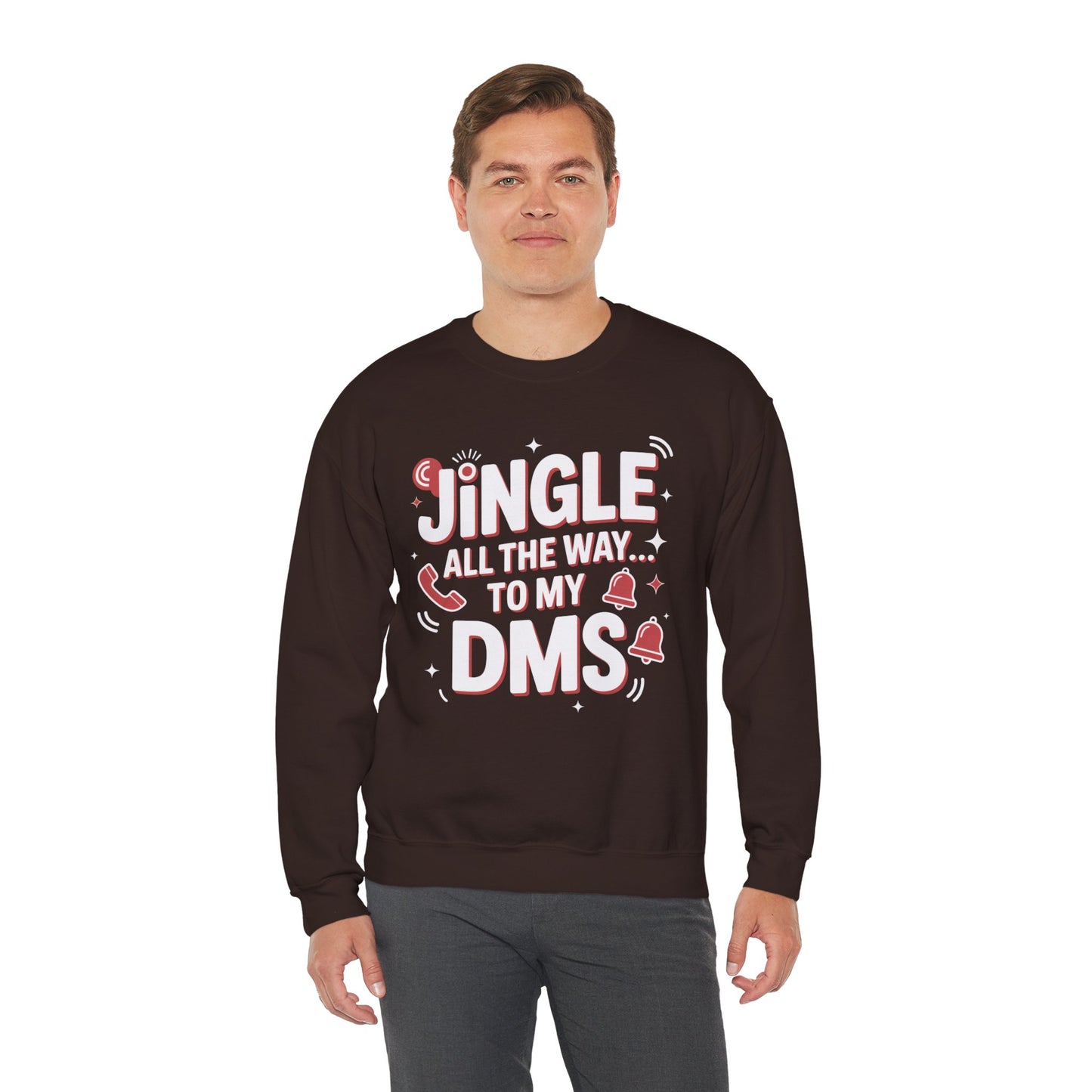 Jingle All the Way Sweatshirt - Festive Christmas Crewneck | Loom Noir