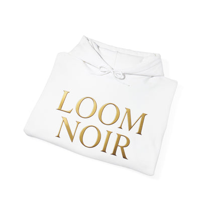Gold-Print Hoodie - Premium Streetwear | Loom Noir