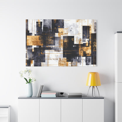 Abstract Canvas Print - Modern Wall Art | Loom Noir